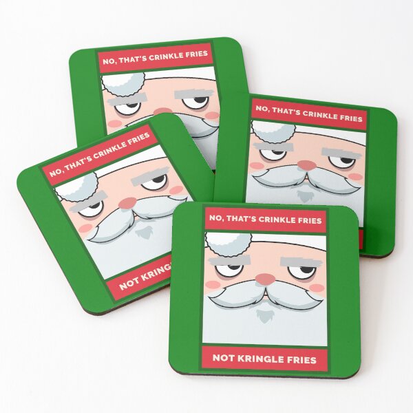 Item preview, No, It's Crinkle Fries Not Kringle Fries Christmas Santa designed and sold by danielliamgill.