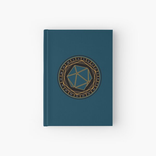 Twenty Sides of Fate (Blue) Hardcover Journal