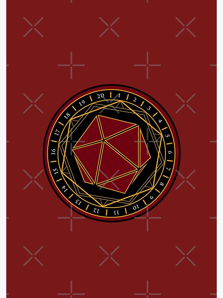 Twenty Sides of Fate (Red) by JensSchommer