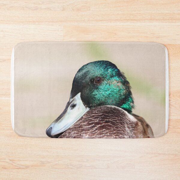 Item preview, Blue beaked mallard designed and sold by GreyFeatherPhot.