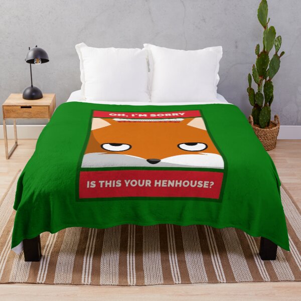 Item preview, Oh, I'm Sorry. Is This YOUR Henhouse? Christmas Fox designed and sold by danielliamgill.
