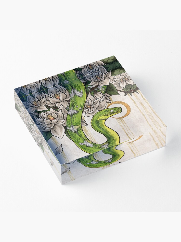 Alternate view of Snake Acrylic Block