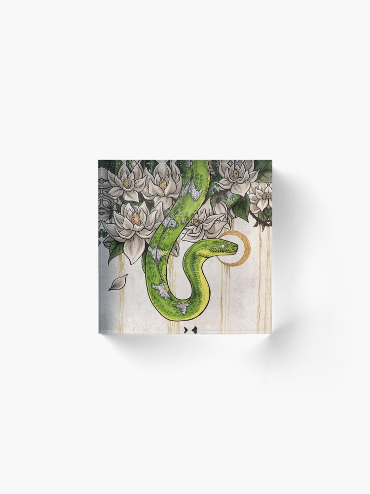 Alternate view of Snake Acrylic Block