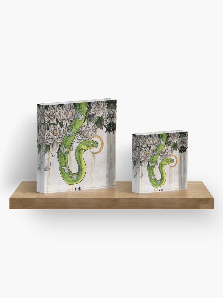 Alternate view of Snake Acrylic Block