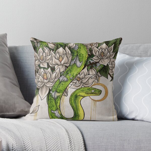Snake Throw Pillow