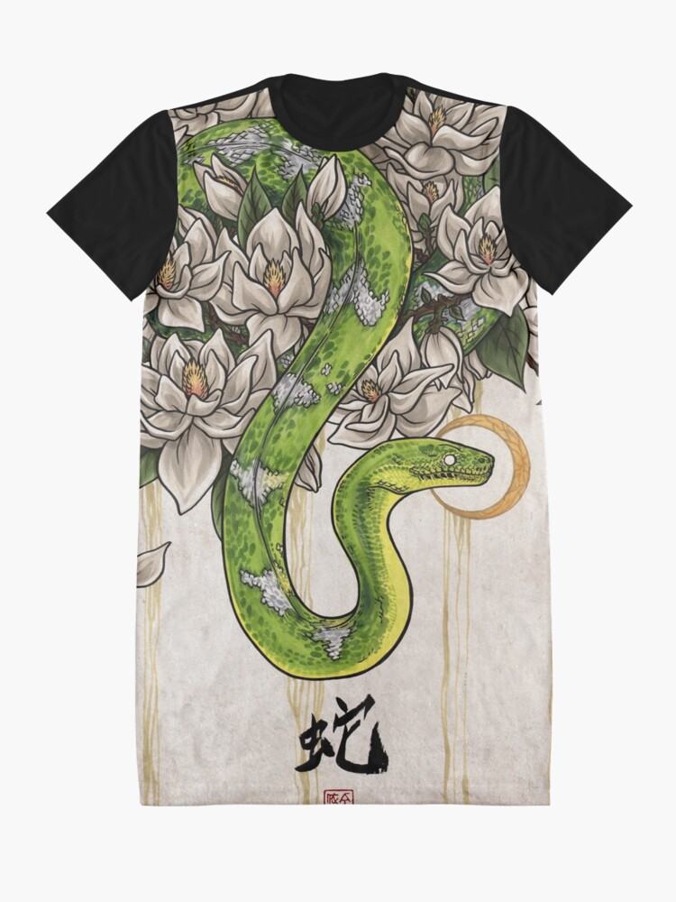 Snake t fashion shirt dress