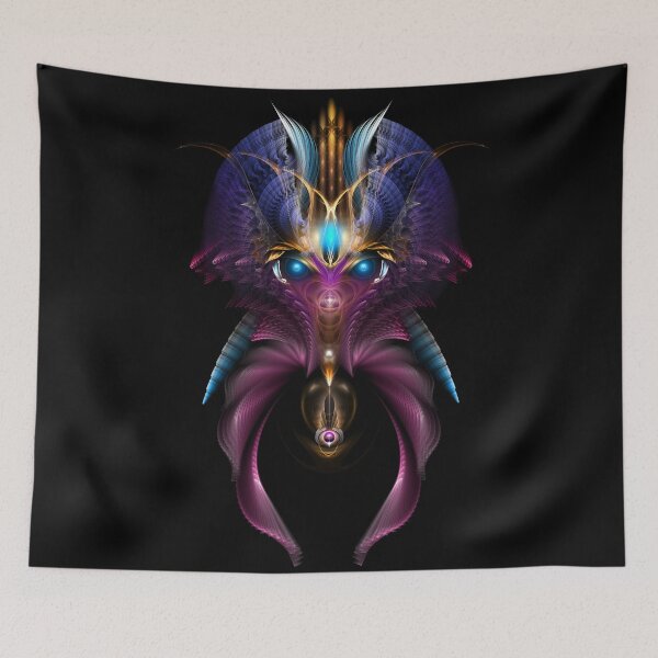 Item preview, The Orkolon Fractal Alien Portrait designed and sold by Xzendor7 Digital Art Creations.