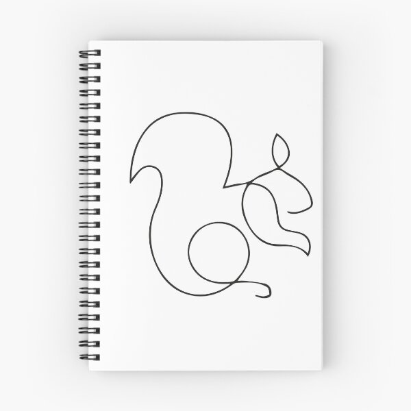 Item preview, Squirrel - One Line - One line - One line - Line drawing designed and sold by Stolziiio.