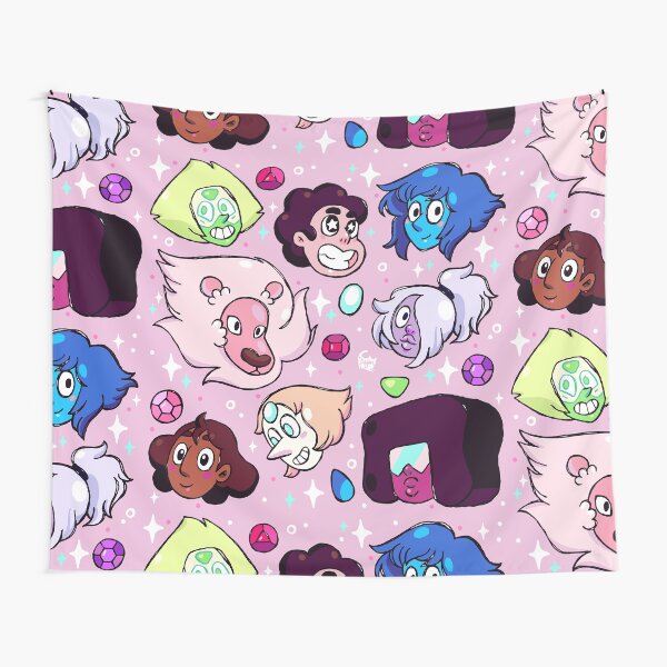Crystal Gem Friends Tapestry