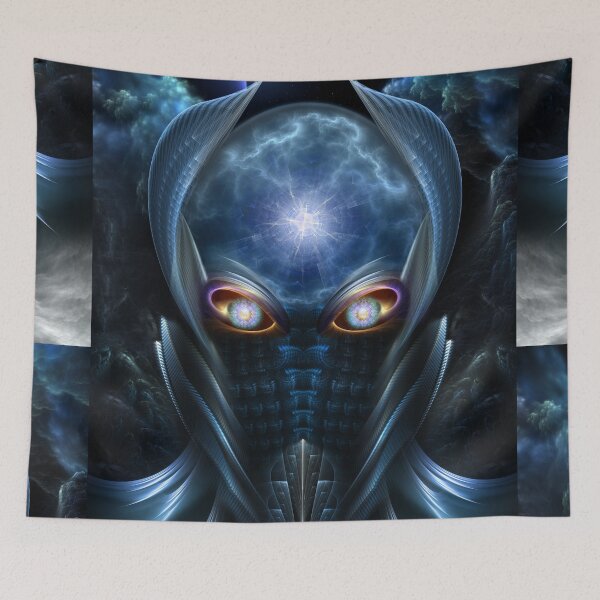 Item preview, Darian Warrior Fractal Art Portrait designed and sold by Xzendor7 Digital Art Creations.