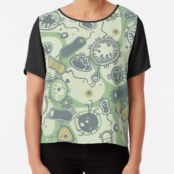 Eukaryote (grün) Chiffon Top
