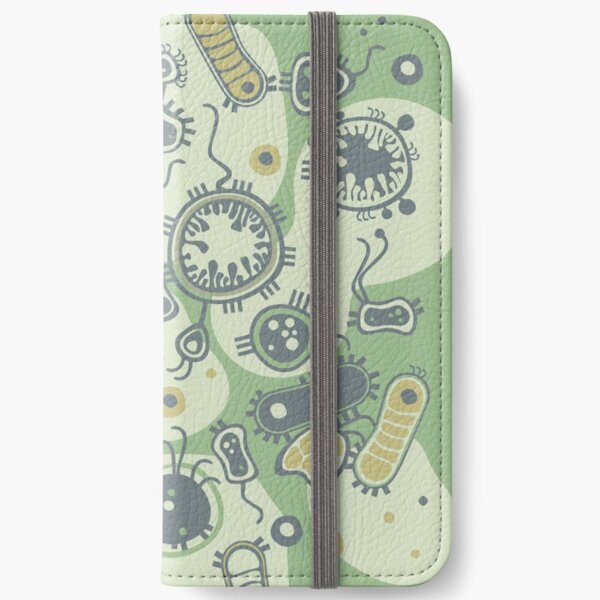 Eukaryote (grün) iPhone Flip-Case