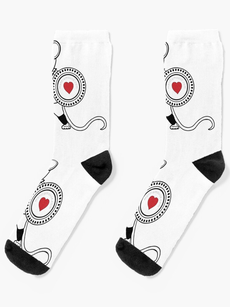 Thumbnail 1 of 5, Socks, MantraMouse® Warrior Pocket Logo designed and sold by donnamartini.