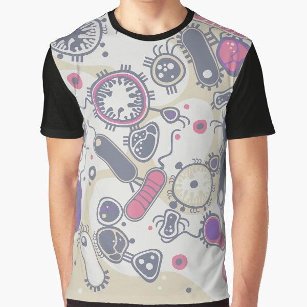 Eukaryote (pink / purple) Graphic T-Shirt