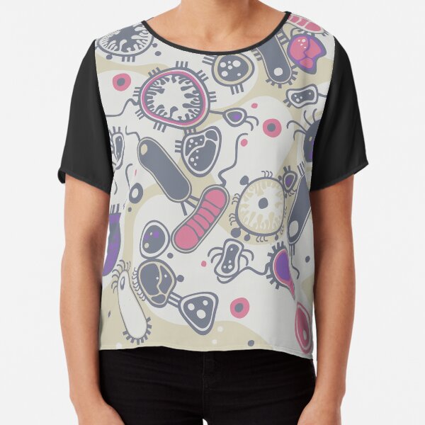 Eukaryote (rosa/lila) Chiffon Top