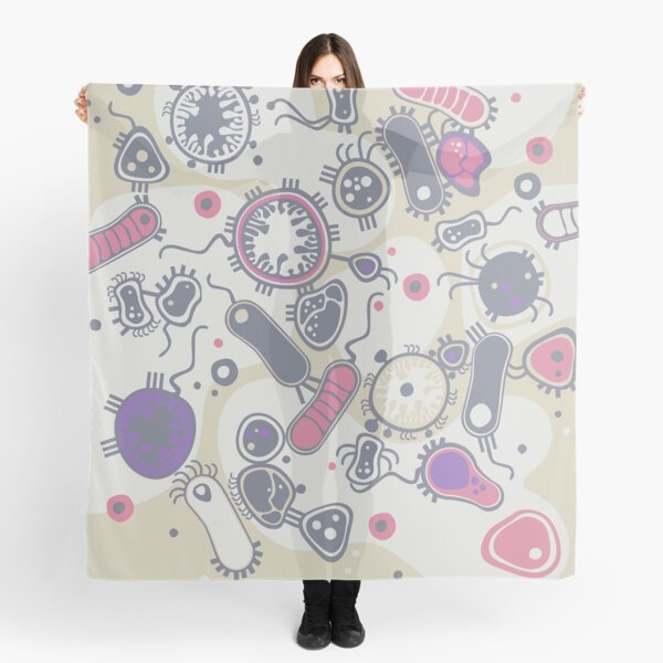 Eukaryote (pink / purple) Scarf