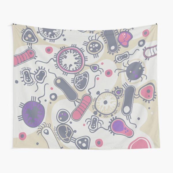 Eukaryote (pink / purple) Tapestry