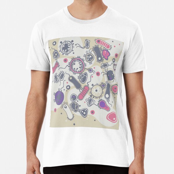 Eukaryote (rosa/lila) Premium T-Shirt