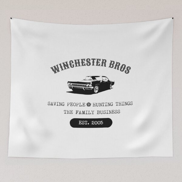 Item preview, Supernatural: Winchester Bros (Saving People - Hunting Things, The Family Business Est. 2005) designed and sold by NerdKeepers.