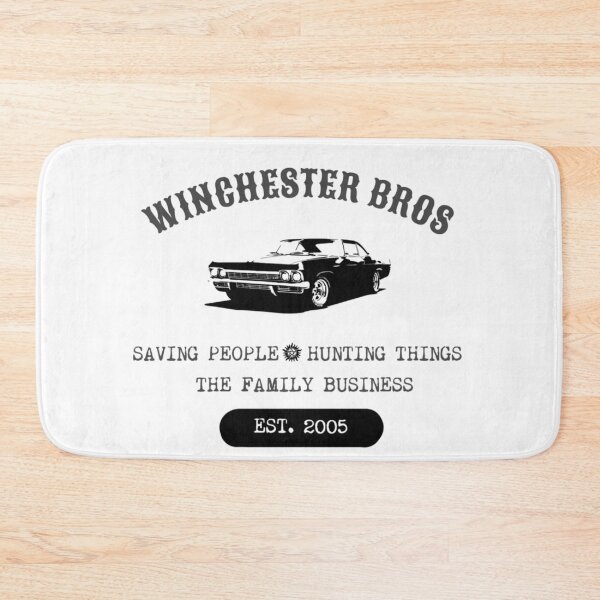 Item preview, Supernatural: Winchester Bros (Saving People - Hunting Things, The Family Business Est. 2005) designed and sold by NerdKeepers.