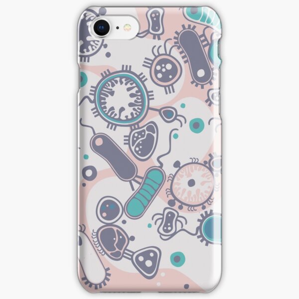 Eukaryote (rosa/türkis) iPhone Leichte Hülle