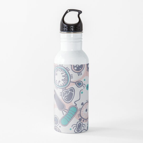 Eukaryote (pink / turquoise) Water Bottle