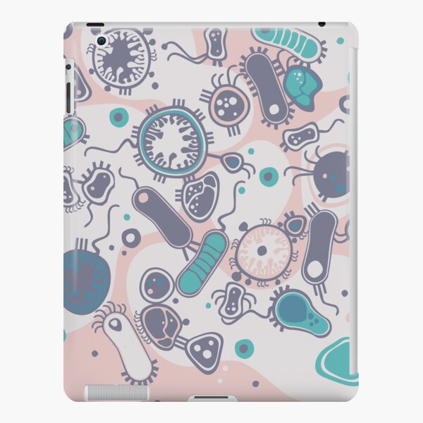 Eukaryote (rosa/türkis) iPad – Leichte Hülle