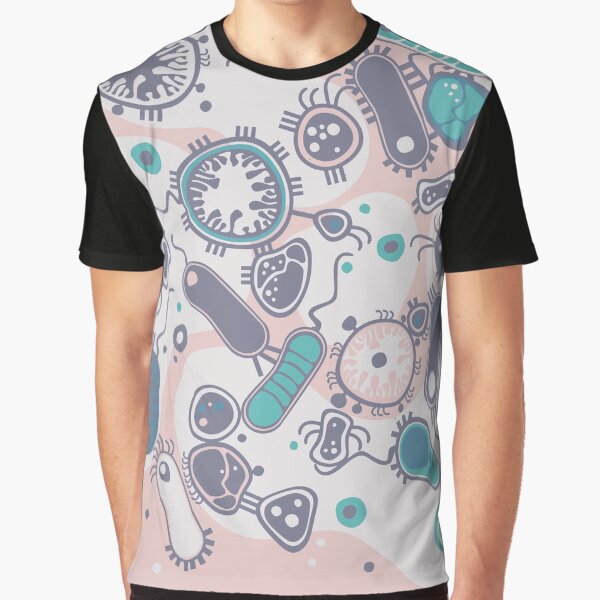 Eukaryote (pink / turquoise) Graphic T-Shirt