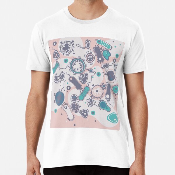Eukaryote (rosa/türkis) Premium T-Shirt