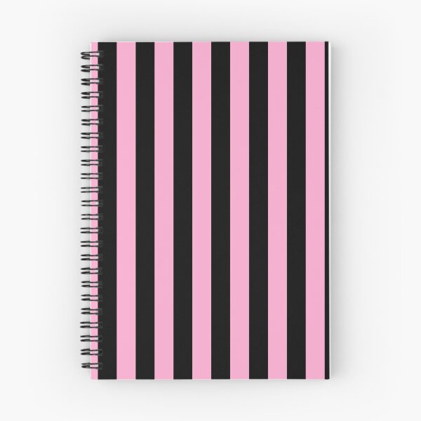 Item preview, Basic Vertical Stripes - Black & Pastel Pink designed and sold by TheFrostedDonut.