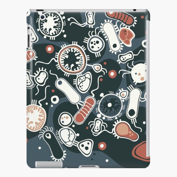 Eukaryote (dunkel + blau) iPad – Leichte Hülle
