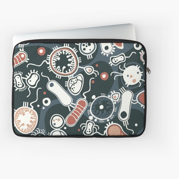 Eukaryote (dark + blue) Laptop Sleeve