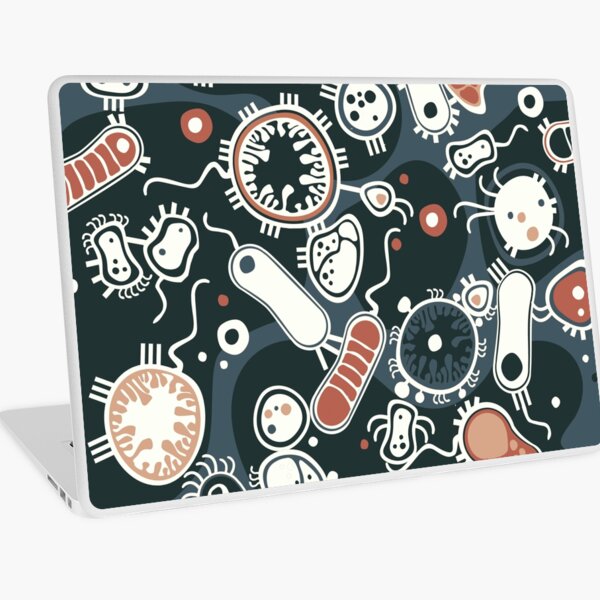 Eukaryote (dark + blue) Laptop Skin