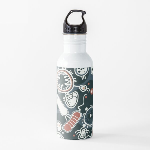 Eukaryote (dark + blue) Water Bottle