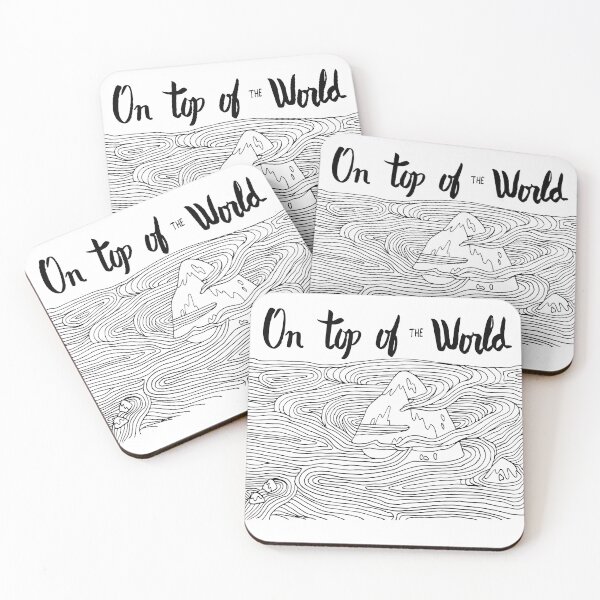 Item preview, On top of the World - Drawing Line Art Inspirational  designed and sold by MarleneCanto.