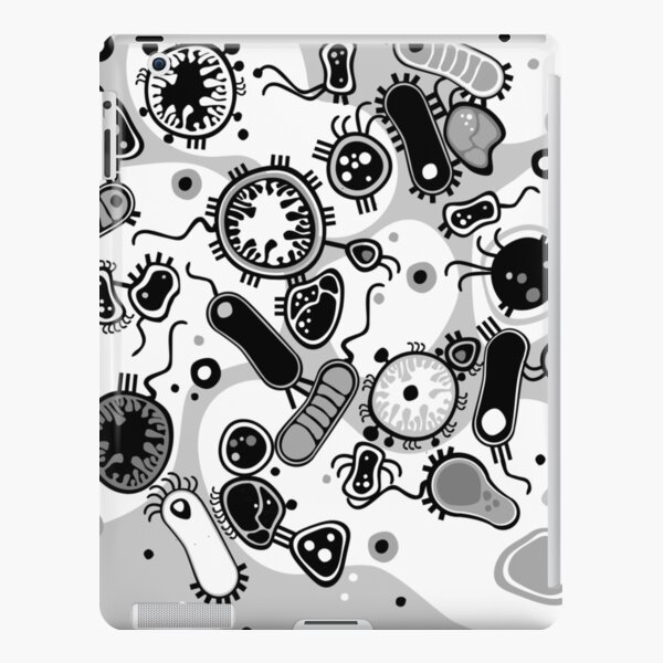 Eukaryote (schwarz/weiß) iPad – Leichte Hülle