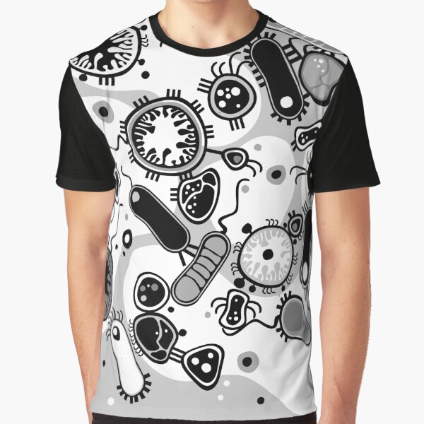 Eukaryote (black / white) Graphic T-Shirt
