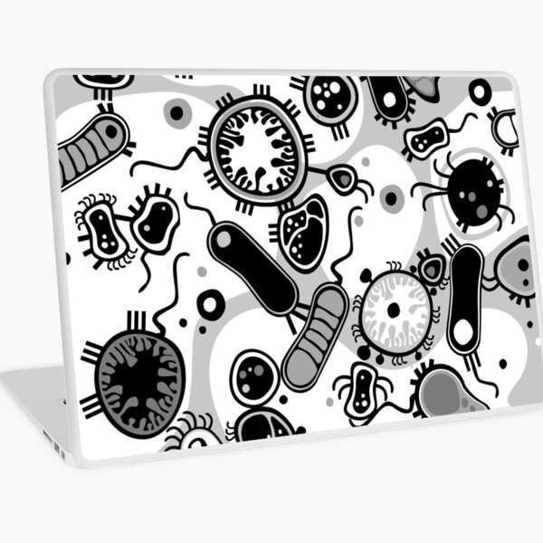 Eukaryote (black / white) Laptop Skin