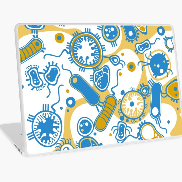 Eukaryote (yellow + blue) Laptop Skin