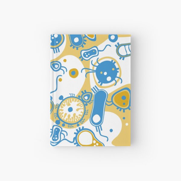 Eukaryote (gelb+ blau) Notizbuch