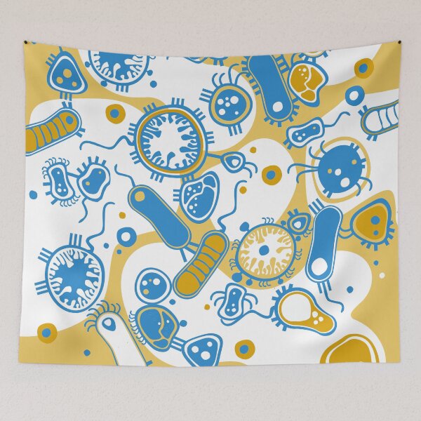 Item preview, Eukaryote (yellow + blue) designed and sold by Atelier Eyeling.
