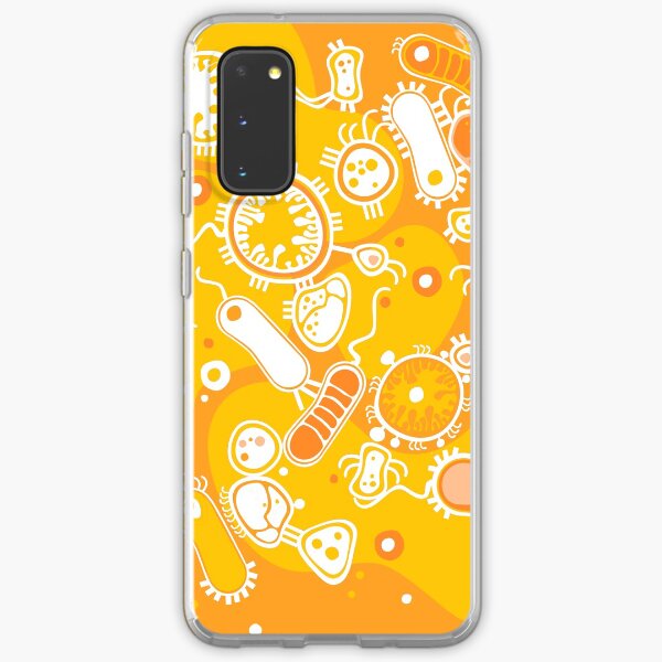 Eukaryote (weiß + gelb) Samsung Galaxy Flexible Hülle