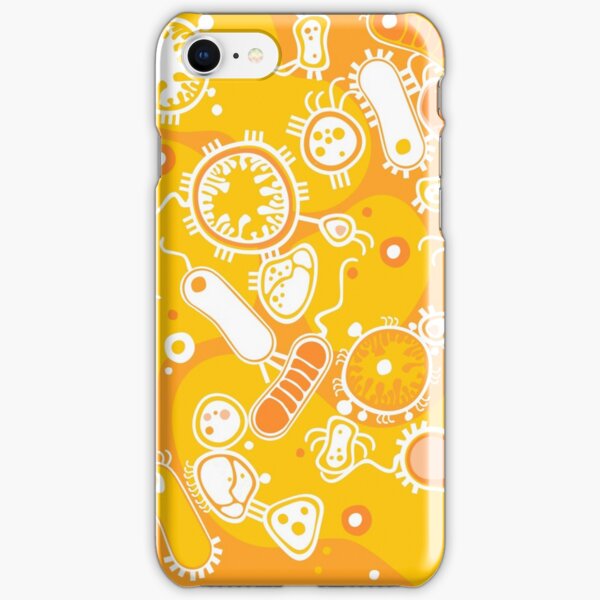 Eukaryote (weiß + gelb) iPhone Leichte Hülle