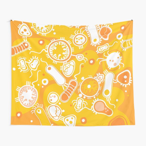 Eukaryote (white + yellow) Tapestry