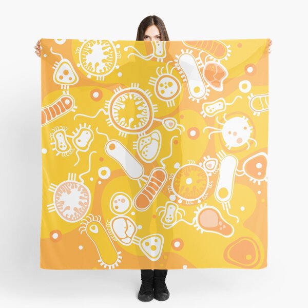 Eukaryote (white + yellow) Scarf