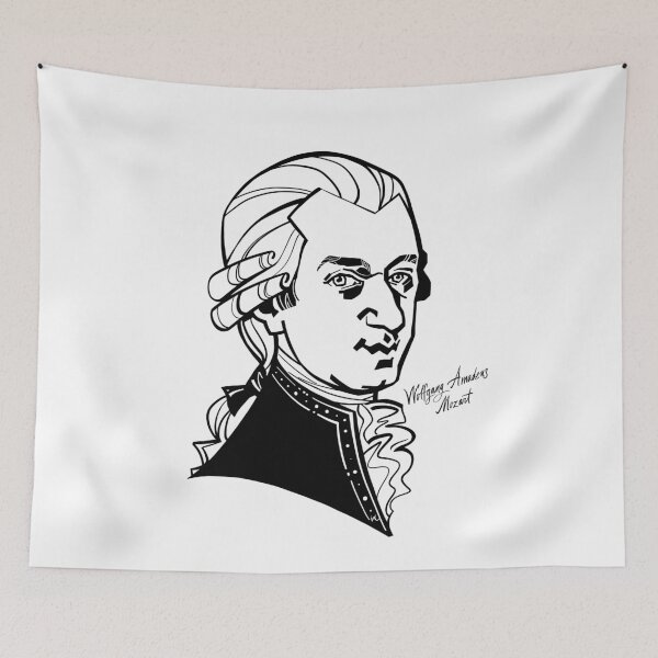 Item preview, Wolfgang Amadeus Mozart designed and sold by Irina Ivanova.