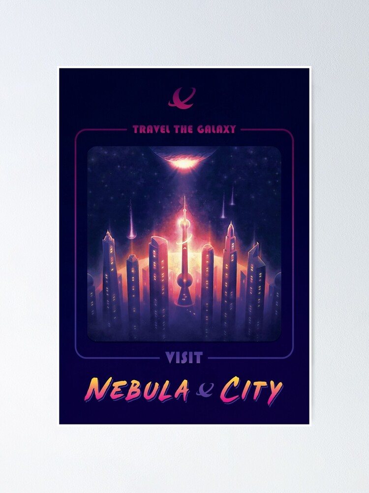 Alternate view of Nebula City Poster Poster