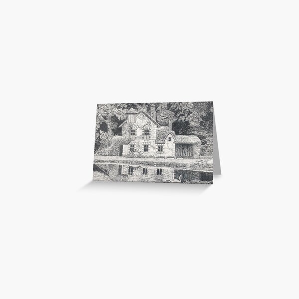 Versailles Mill Cottage Greeting Card