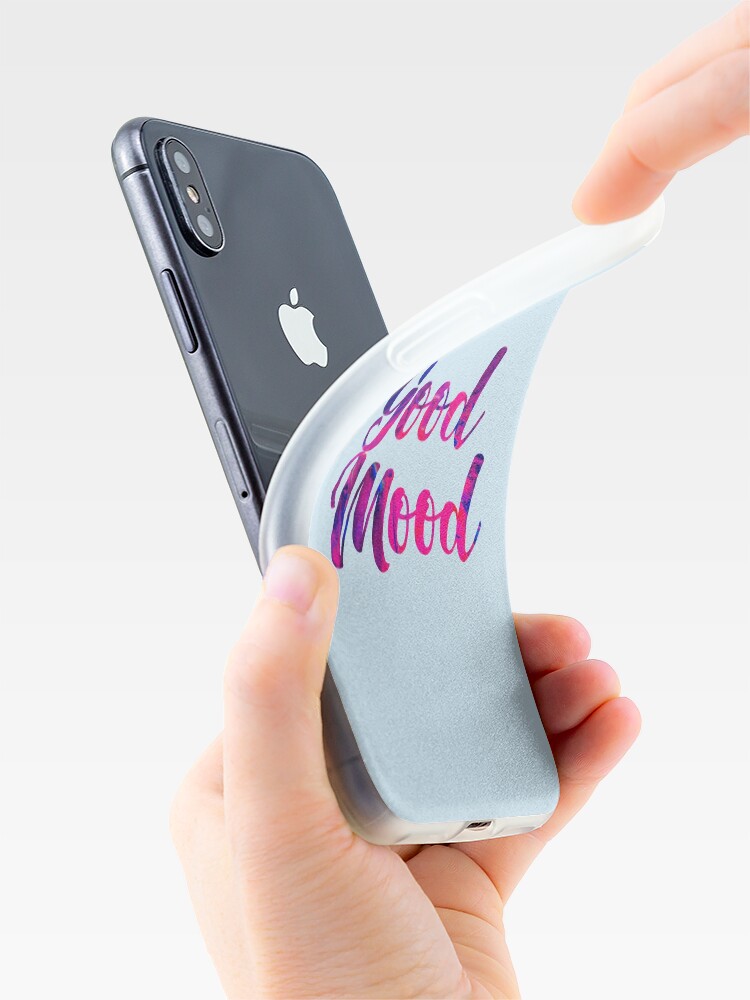 Alternate view of Good Mood (Purple Blue) iPhone Case & Cover