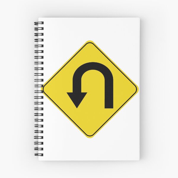 Item preview, Caution  U Turn Road Sign designed and sold by Shanestillz.